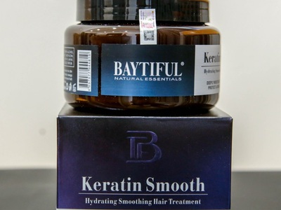 Kem ủ tóc, hấp tóc phục hồi tóc hư tổn Baytiful Keratin 500ml, collagen dưỡng tóc mượt chăm sóc tóc 2