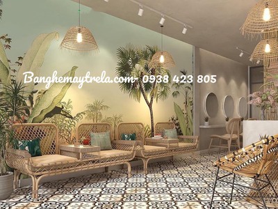 Ghế mây đôi decor 6