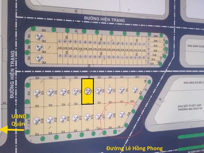 Bán đất Biệt thự đường Trần Hoàn, Lê Hồng Phong cạnh công an, ủy ban Q Hải An 1