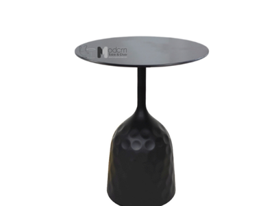 Bàn tròn tab đầu giường mặt gỗ MDF chân bầu sắt giá rẻ HCM TS0946-06W 1