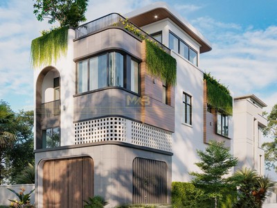 Mẫu Nhà Phố Hai Mặt Tiền Kết Hợp Cây Xanh 0