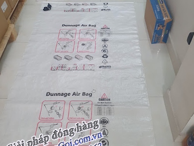 Túi khí chèn hàng PP woven 100x180cm- Túi chèn container lạnh 1