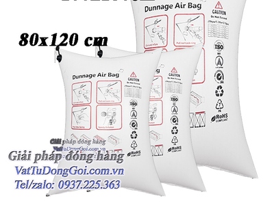 Túi khí chèn hàng PP woven 100x180cm- Túi chèn container lạnh 2