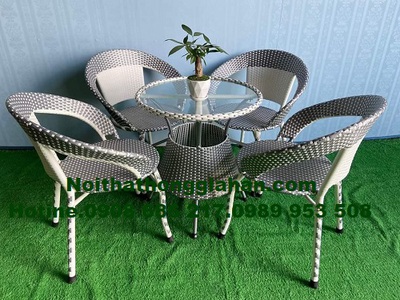 Bàn ghế sân vườn HGH 6