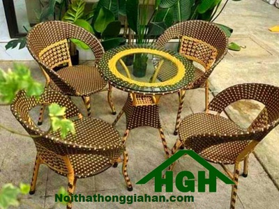 Bàn ghế sân vườn HGH 10