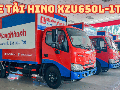 Xe Tải HINO XZU650L 1,9 Tấn Thùng Kín 4,5 Mét Vin 2023 0