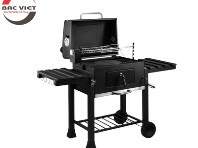 Bếp nướng than hoa, bếp nuwongsBBQ có mô tơ quay tự động 2