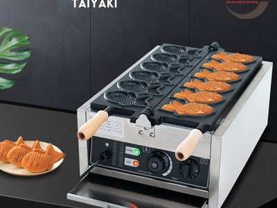 Máy làm bánh cá taiyaki chuẩn vị truyền thống nhật bản 0