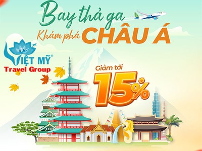 Bay thả ga khám phá Châu Á giảm đến 15 giá vé hãng Bamboo Airways 0
