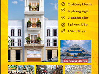 Duy nhất 1 căn 4 tầng ngay TT Q.Kiến An vừa ở vừa kinh doanh giá siêu hấp dẫn 0