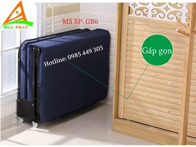 Giường gấp, giường xếp thông minh có bánh xe di chuyển rộng 65cm Nikita 1
