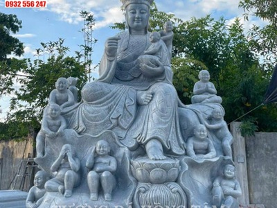 Tượng Phật đá, tượng Quan Âm bằng đá, tượng Phật Giáo, tượng A Di Đà, 5