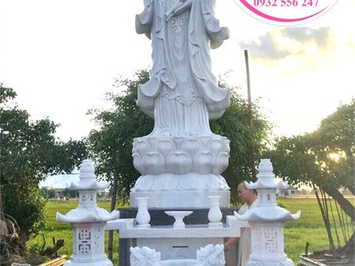 Tượng Phật đá, tượng Quan Âm bằng đá, tượng Phật Giáo, tượng A Di Đà, 0