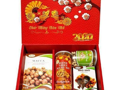 Hộp cứng đựng bánh kẹo, quà Tết 1