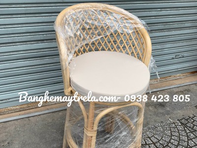 Ghế bar mây- Ghế mây tự nhiên quầy bar 0