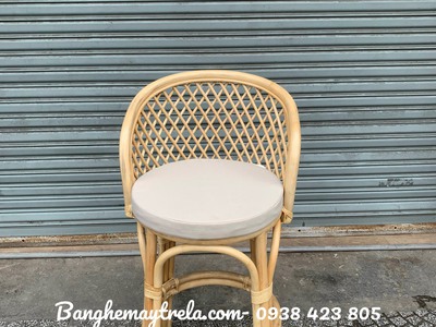 Ghế bar mây- Ghế mây tự nhiên quầy bar 2