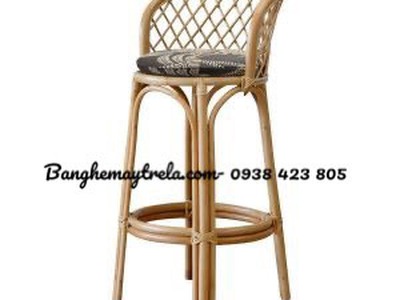 Ghế bar mây- Ghế mây tự nhiên quầy bar 6