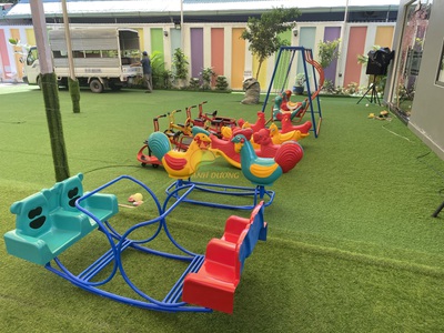 Đồ chơi bập bênh cho trẻ em mầm non giá tốt - Thiết Bị Mầm Non Ánh Dương 1