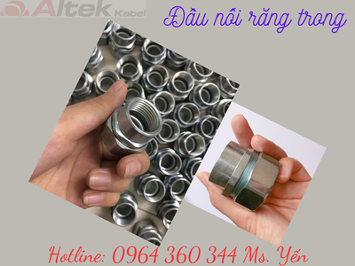 Đầu nối răng trong bắt với ống ruột gà giá rẻ 2