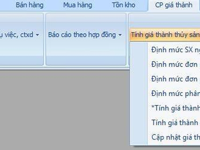 Quản lý sản xuất, tính giá thành chuyên ngành thủy hải sản 4