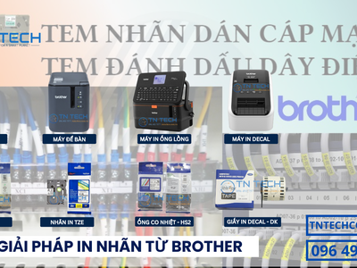 Máy in nhãn Brother PT-E110 cầm tay giá rẻ 0