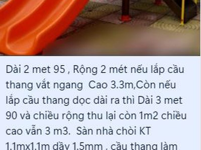 Trang trại dịch vụTrang trí sân vườn với các loại cầu tuột, xích đu, máng trượt bán riêng nhiều loại 3