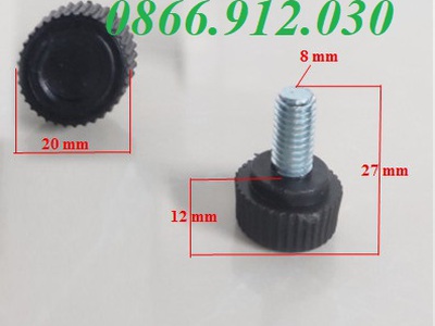 Mua chân tăng chỉnh nhựa đen bu lông, chân tăng đế nhựa 3
