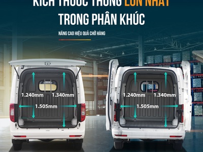 XE TẢI VAN TF480V - thể tích thùng hàng lớn, tối ưu hóa vận chuyển 0