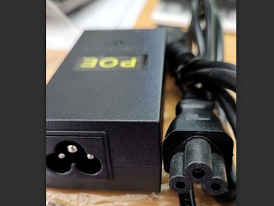 Nguồn POE 48v 2 cổng  1 in, 1 out 2