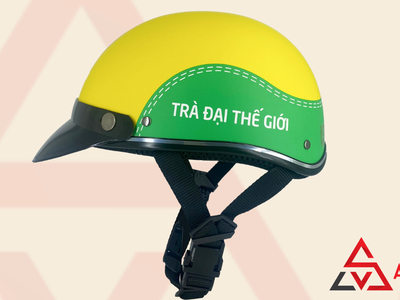 Tất tần tật về cách đặt hàng nón bảo hiểm nửa đầu in logo theo yêu cầu 0