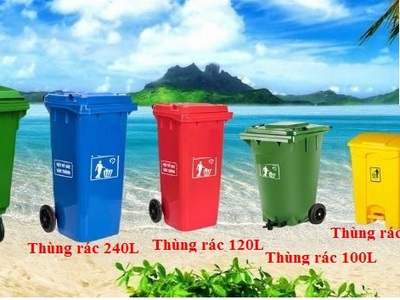 Thùng rác nhựa, thùng rác công cộng giá rẻ 0