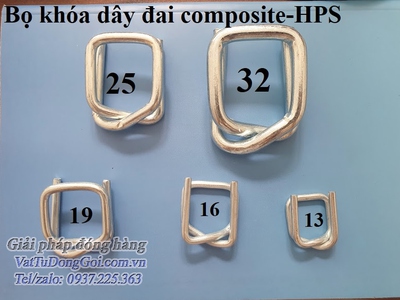 Bảng giá Bọ thép khoá dây đai composite- wire buckle- 13-16-19-25-32 9