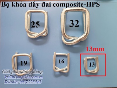 Bảng giá Bọ thép khoá dây đai composite- wire buckle- 13-16-19-25-32 10