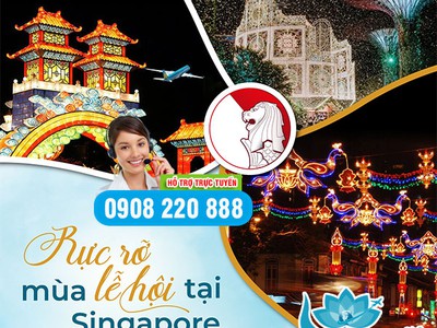 Rực rỡ sắc màu lễ hội tại Singapore với vé khứ hồi chỉ từ 5.799.000 VNĐ 0