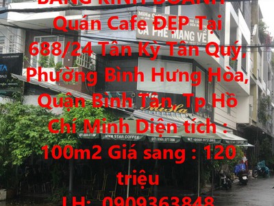 Sang nhượng mặt bằng kinh doanh - quán cafe đẹp tại q. bình tân, hcm 0