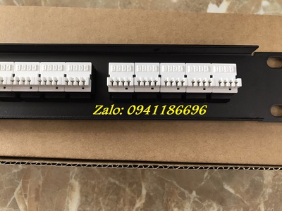 Thanh đấu nối Patch Panel RJ11 Cat3 mã 1933307-1, 25 Ports 1U 7