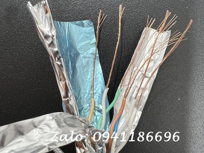 Annam phân phối cáp mạng Cat5e lõi đồng Copper, cáp mạng Cat7 SSTP bọc bạc lưới thép hãng TE-KRONE 10