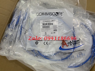 Dây cáp đúc sẵn 2 đầu dây mạng Patch Cord CommScope Cat5E 3m mã 1-1859239-0 2