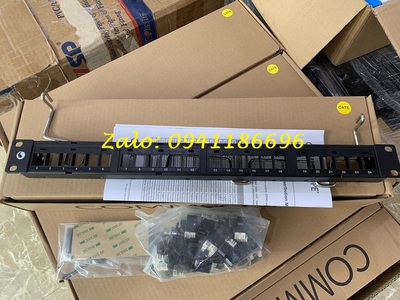 Thanh đấu nối,Thanh quản lý cáp ngang COMMSCOPE/AMP, ANRACK chuẩn 19 dùng cho tủ rack 1