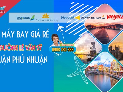 Đến đường Lê Văn Sỹ Quận Phú Nhuận mua vé máy bay giá rẻ 0