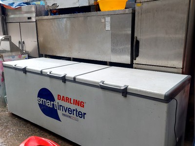 Tủ đông Darling 1400 lít qua sử dụng, giá hạt dẻ 0