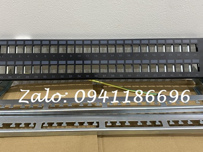 Phân phối thanh đấu nối Patch panel Cat5/Cat6/Cat6A loại 12-24-48 cổng chính hãng Ancomteck 2