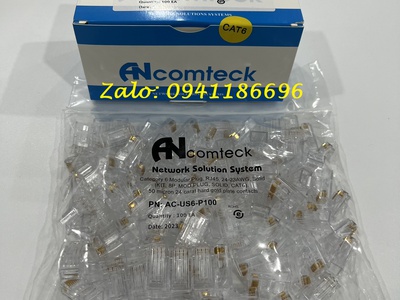 Đầu bấm hạt mạng Cat5/ Cat6 chính hãng Ancomteck 3