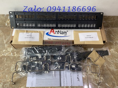 Phân phối thanh đấu nối Quản lý cáp, Patch Panel Commscope AMP Cat5/Cat6/Cat3 chính hãng 0