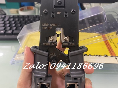 Kìm mạng đa năng HT-022 tích hợp bấm   test RJ11-RJ12-RJ45, sẵn số lượng 3