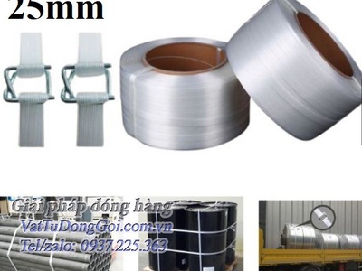 Dây đai nhựa composite 25mm- Polyester   PP cuộn 500 mét 5