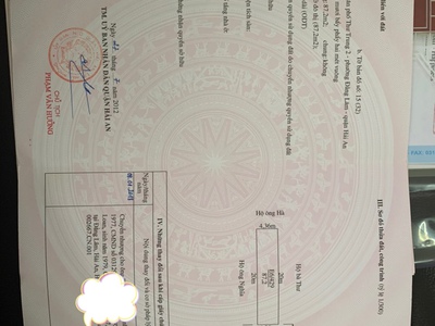 Bán lô đất 87.2 m2 có nhà 2 tầng trên đất  tuyến 2  phố văn cao, giá 59 tr/m2 1