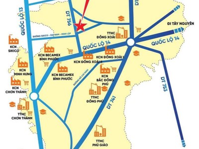 Minh lập central - bán đất giá siêu tốt minh lập, chơn thành, bình phước 1