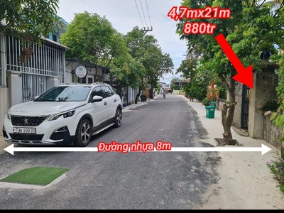 Bán đất đường nhựa 8m Bảo Ninh giá 880 triệu, ngân hàng hỗ trợ vay vốn Quảng Bình,  gửi tiết kiệm lã 9