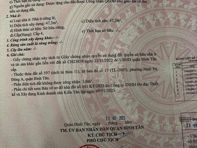 Đất 413/41/3/18 lê văn quới, bình tân 0